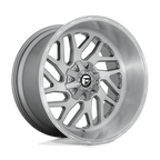 Fuel 1Pc D715 Triton Platinum 22X12 -43 Brushed Gun Metal Tinted Clear