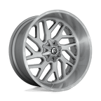 Fuel 1Pc D715 Triton Platinum 26X12 -44 Brushed Gun Metal Tinted Clear