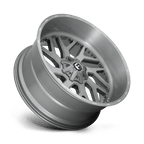 Fuel 1Pc D715 Triton Platinum 26X12 -44 Brushed Gun Metal Tinted Clear