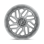 Fuel 1Pc D715 Triton Platinum 26X12 -44 Brushed Gun Metal Tinted Clear