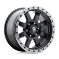 Fuel 1Pc D551 Trophy 18X9 +1 Matte Black Gun Metal Ring