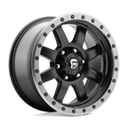 Fuel 1Pc D551 Trophy 18X9 +1 Matte Black Gun Metal Ring