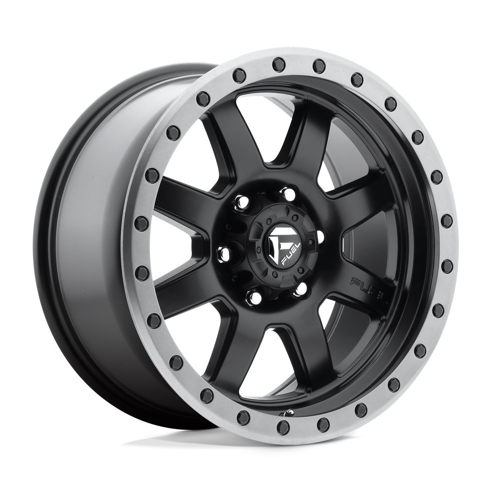 Fuel 1Pc D551 Trophy 17X8.5 -6 Matte Black Gun Metal Ring