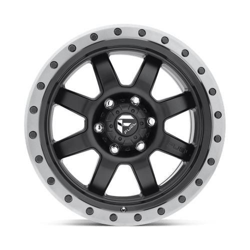 Fuel 1Pc D551 Trophy 17X8.5 +13 Matte Black Gun Metal Ring