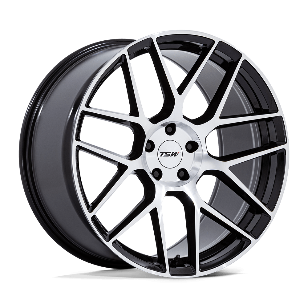 Tsw Tw002 Lasarthe 17X8 +40 Gloss Black Machined