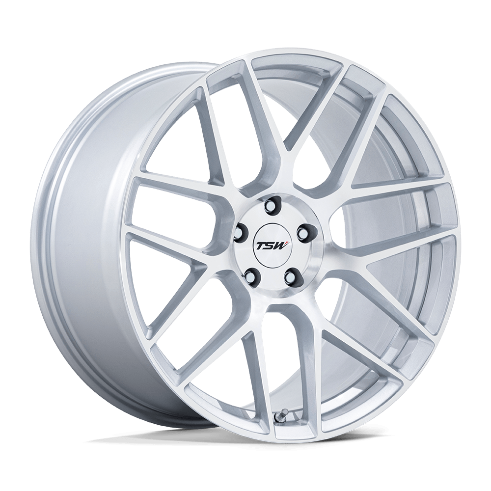Tsw Tw002 Lasarthe 18X10.5 +25 Gloss Silver Machined