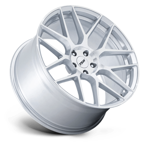Tsw Tw002 Lasarthe 20X10.5 +38 Gloss Silver Machined