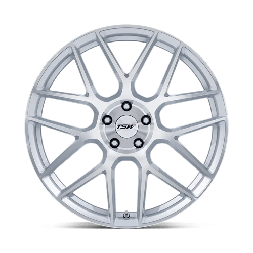 Tsw Tw002 Lasarthe 22X10.5 +38 Gloss Silver Machined