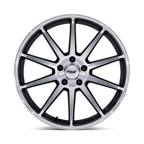 Tsw Tw004 Canard 19X8.5 +32 Gloss Black W/ Machined Face