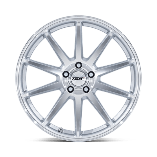 Tsw Tw004 Canard 19X8.5 +32 Gloss Silver W/ Machined Face