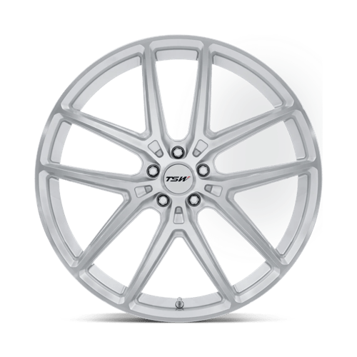 Tsw Tw006 Imola 22X10.5 +38 Gloss Silver W/ Machined Face