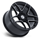 Tsw Tw008 Slipstream 19X9.5 +25 Gloss Black W/ Machined Face