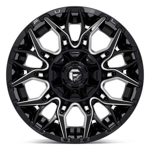 Fuel 1Pc D769 Twitch 20X10 -18 Glossy Black Milled