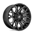 Fuel 1Pc D769 Twitch 20X9 +1 Glossy Black Milled