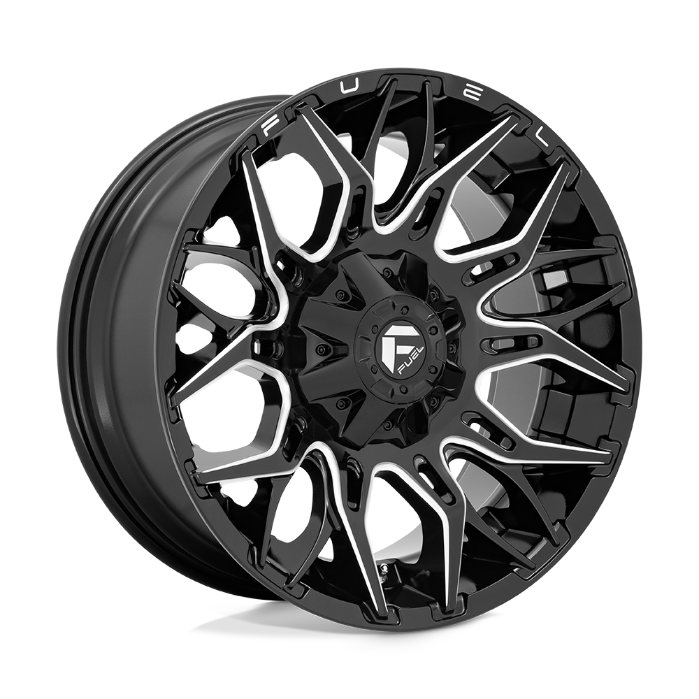 Fuel 1Pc D769 Twitch 20X10 -18 Glossy Black Milled