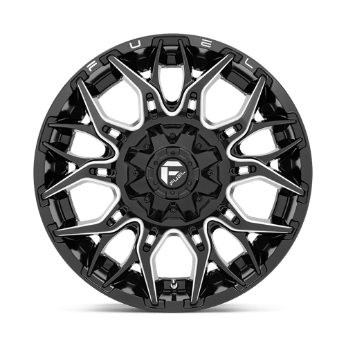Fuel 1Pc D769 Twitch 20X10 -18 Glossy Black Milled