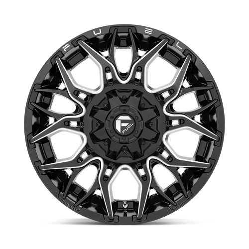 Fuel 1Pc D769 Twitch 22X12 -44 Glossy Black Milled