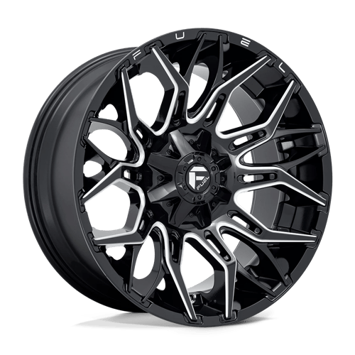 Fuel 1Pc D769 Twitch 22X10 -18 Glossy Black Milled