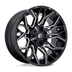 Fuel 1Pc D769 Twitch 22X10 -18 Glossy Black Milled