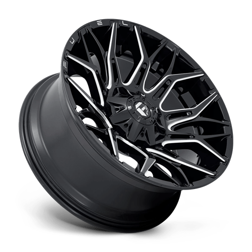 Fuel 1Pc D769 Twitch 22X10 -18 Glossy Black Milled