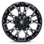 Fuel 1Pc D769 Twitch 22X10 -18 Glossy Black Milled