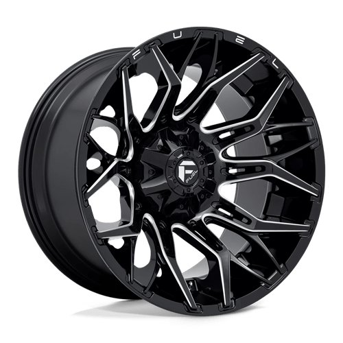 Fuel 1Pc D769 Twitch 22X12 -44 Glossy Black Milled