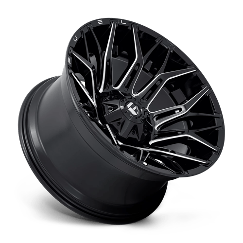 Fuel 1Pc D769 Twitch 22X12 -44 Glossy Black Milled