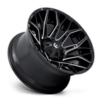 Fuel 1Pc D769 Twitch 22X12 -44 Glossy Black Milled
