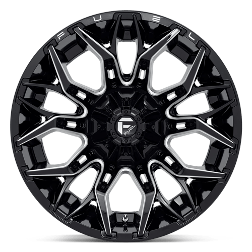 Fuel 1Pc D769 Twitch 22X12 -44 Glossy Black Milled