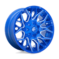 Fuel 1Pc D770 Twitch 20X9 +1 Anodized Blue Milled