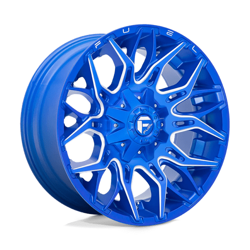 Fuel 1Pc D770 Twitch 20X9 +1 Anodized Blue Milled