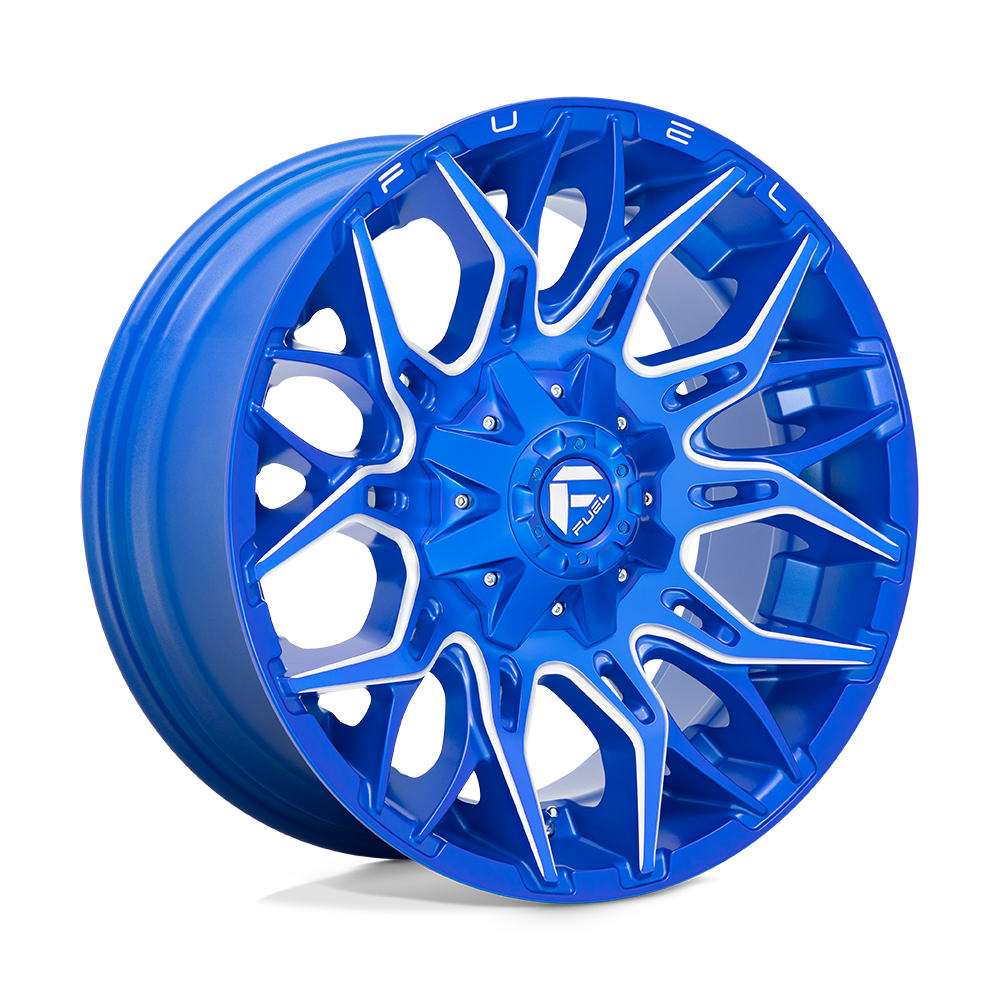 Fuel 1Pc D770 Twitch 22X12 -44 Anodized Blue Milled