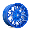 Fuel 1Pc D770 Twitch 20X9 +1 Anodized Blue Milled