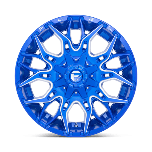 Fuel 1Pc D770 Twitch 22X12 -44 Anodized Blue Milled