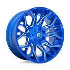 Fuel 1Pc D770 Twitch 22X10 -18 Anodized Blue Milled