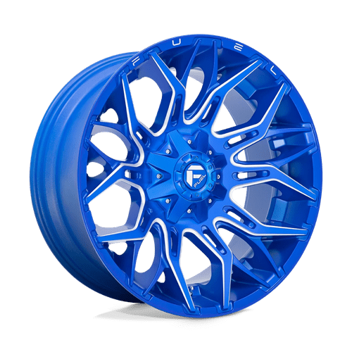 Fuel 1Pc D770 Twitch 22X10 -18 Anodized Blue Milled