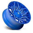 Fuel 1Pc D770 Twitch 22X10 -18 Anodized Blue Milled