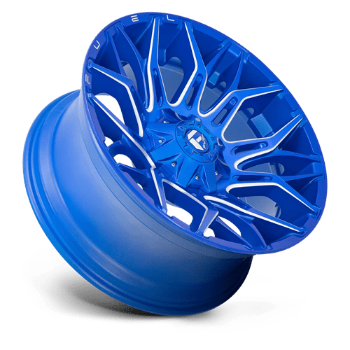 Fuel 1Pc D770 Twitch 22X10 -18 Anodized Blue Milled