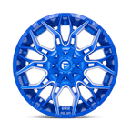 Fuel 1Pc D770 Twitch 22X10 -18 Anodized Blue Milled