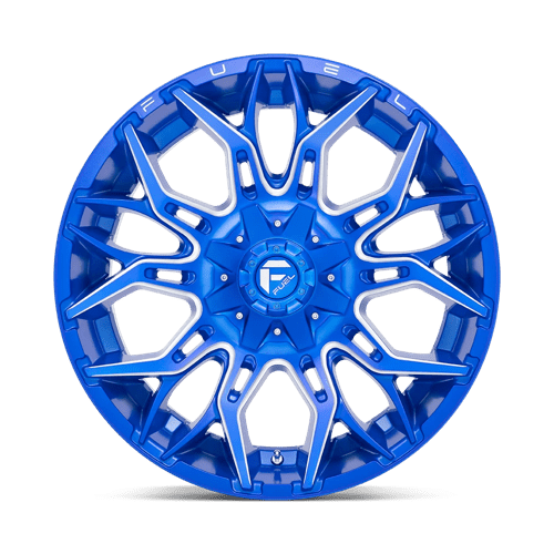 Fuel 1Pc D770 Twitch 22X10 -18 Anodized Blue Milled
