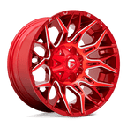 Fuel 1Pc D771 Twitch 20X10 -18 Candy Red Milled