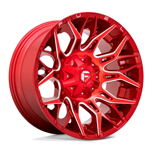 Fuel 1Pc D771 Twitch 20X10 -18 Candy Red Milled