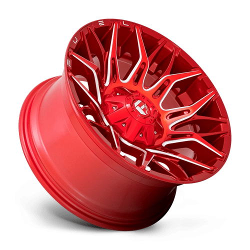 Fuel 1Pc D771 Twitch 20X10 -18 Candy Red Milled