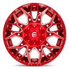 Fuel 1Pc D771 Twitch 20X10 -18 Candy Red Milled