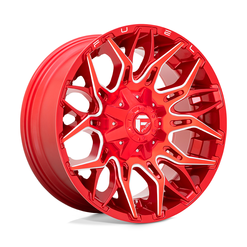 Fuel 1Pc D771 Twitch 20X10 -18 Candy Red Milled