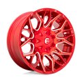 Fuel 1Pc D771 Twitch 20X10 -18 Candy Red Milled