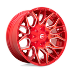 Fuel 1Pc D771 Twitch 20X9 +1 Candy Red Milled
