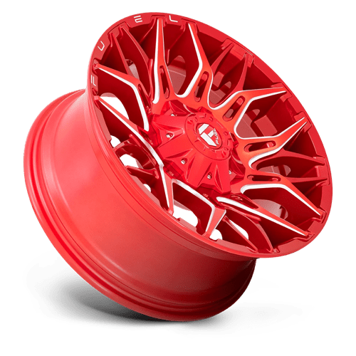 Fuel 1Pc D771 Twitch 22X10 -18 Candy Red Milled
