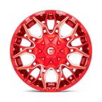 Fuel 1Pc D771 Twitch 22X12 -44 Candy Red Milled
