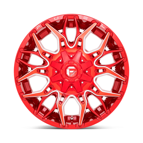 Fuel 1Pc D771 Twitch 22X12 -44 Candy Red Milled